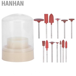 Hanhan Grinding Wheel  Anti‑Aging Head 13pcs Handle Polishing Sanding Store for Jewelry Metal