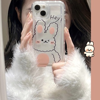 Yiki|เคสโทรศัพท์มือถือแบบนิ่ม TPU กันกระแทก ลายการ์ตูนกระต่าย DIY สําหรับ OPPO Reno 8T 5G 8 7 6 Lite 6 Pro 6 5F 5 4F 4 Lite 4 Pro 4