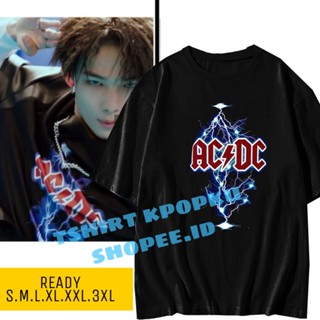 เมย์1  เสื้อยืด พิมพ์ลาย niki enhypen Acdc Lighning raser สไตล์เกาหลี