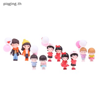 Piqging โมเดลฟิกเกอร์ รูปการ์ตูนอนิเมะ Kiss Balloon น่ารัก สําหรับประดับตกแต่งรถยนต์