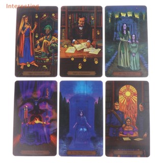 [Interesting] การ์ดไพ่ทาโรต์ เกม Edgar Allan Poe Fortune Telling Divination สําหรับครอบครัว ปาร์ตี้