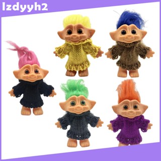 [LzdyyhacMY] ตุ๊กตาฟิกเกอร์ Good Luck Troll น่ารัก 10 ซม. พร้อมเสื้อผ้า สีเขียว