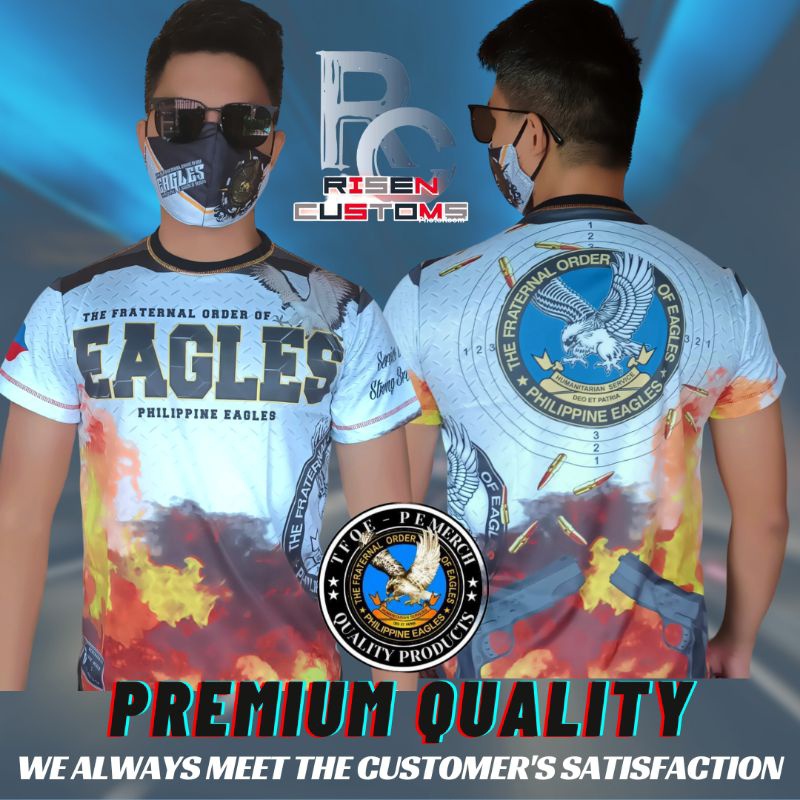 ใหม่ Eagles เสื้อยืด V.86 (เสื้อระเหิด Eagles ของฟิลิปปินส์ TFOE)