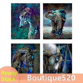 [boutique520.th] ภาพวาดสีน้ํามันอะคริลิค ตามตัวเลข รูปสัตว์ DIY