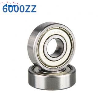 【Anna】Bicycle Bearings 10x26x8mm 2pcs 47cc\49cc 6000-2RS 6000ZZ Silver Steel