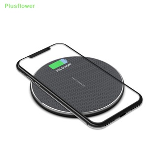 (Plusflower) อุปกรณ์ชาร์จไร้สาย 20W ชาร์จเร็ว สําหรับ iPhone 11 Xs XR 8 Plus SamSun-g