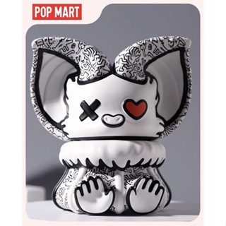 Pop Mart YOKI x KEITH HARING ตุ๊กตาตั้งโต๊ะ ขนาดใหญ่ ของขวัญสร้างสรรค์ สําหรับตกแต่ง