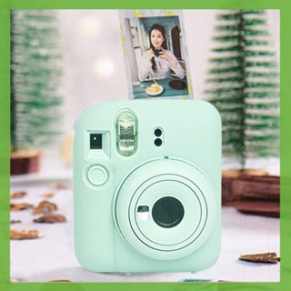 ปลอกซิลิโคน ป้องกันฝุ่น สีพื้น สําหรับกล้อง Instax Mini 12