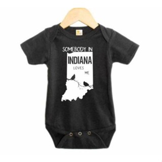 ชุดบอดี้สูท INDIANA LOVES ME BABY OUTFIT, BODYSUIT, ROMPER WJSN