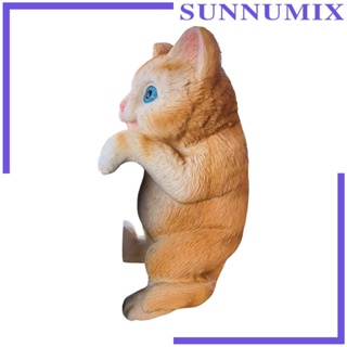 [Sunnimix] รูปปั้นเรซิ่น รูปสัตว์น่ารัก สําหรับแขวนตกแต่งกระถางดอกไม้ รั้ว