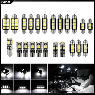 [sylviar] หลอดไฟ Led T10 5050 สําหรับติดป้ายทะเบียนรถยนต์ 23 ชิ้น