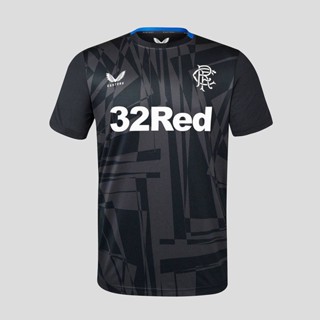 เสื้อกีฬาแขนสั้น ลายทีมชาติฟุตบอล Ani 2023-2024 Rangers ชุดเหย้า พลัสไซซ์