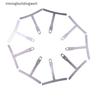 Twth ชุดเกจวัดรัศมี สําหรับกีตาร์ เบส 9 ชิ้น QDD