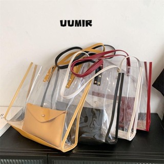 UUMIR  กระเป๋าสะพายข้าง PVC แบบใส จุของได้เยอะ