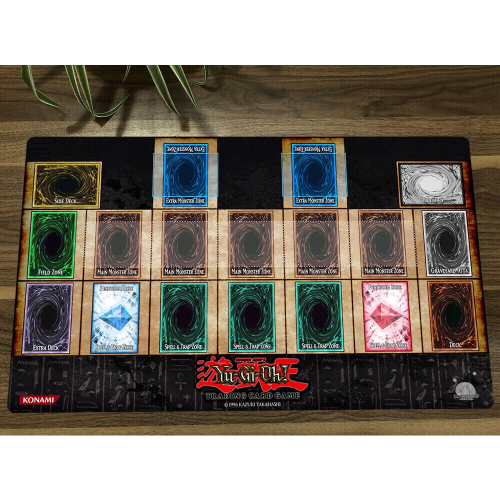 Yu-gi-oh! Playmat Master Rule 4 Link Zones CCG TCG แผ่นรองเมาส์เกมมิ่ง เทรดดิ้งการ์ด