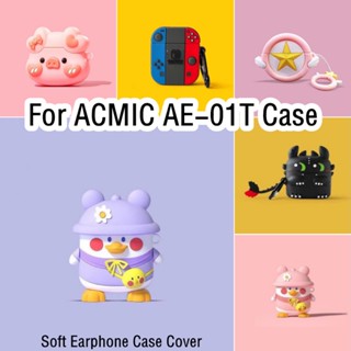 【พร้อมส่ง】เคสหูฟัง แบบนิ่ม กันกระแทก กันการสึกหรอ สําหรับ ACMIC AE-01T ACMIC AE-01T