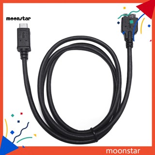 Moo สายเคเบิลอะแดปเตอร์เชื่อมต่อ USB 3.1 Type C เป็น USB 3.0 Micro B 10-Pin สําหรับฮาร์ดไดรฟ์