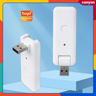 Tuya Zigbee Smart Mini Usb Gateway ศูนย์ควบคุมบ้านอัจฉริยะ รองรับ Alexa/google Home การควบคุมด้วยเสียง ความปลอดภัย การปกป้องความเป็นส่วนตัว แคนยอน