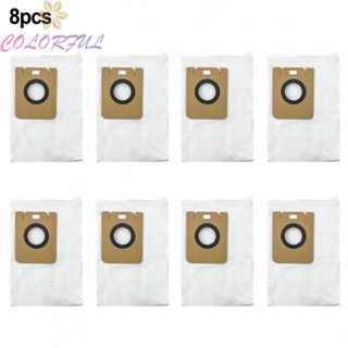 【COLORFUL】Dust Bags Robot Vacuum Cleaner Part 8pcs Easily Removed Empty Tank Pro L10 Plus