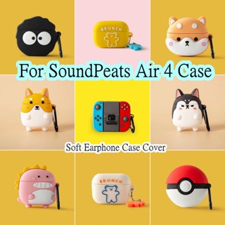 【imamura】เคสหูฟัง แบบนิ่ม ลายการ์ตูน สําหรับ SoundPeats Air 4 SoundPeats Air 4