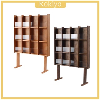 [Kokiya] โมเดลชั้นวางหนังสือจําลอง ขนาดเล็ก สําหรับตกแต่งบ้านตุ๊กตา