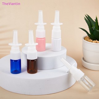 Thevantin ขวดปั๊มพลาสติกใส ทรงสี่เหลี่ยม ขนาด 5 มล. เติมได้ สําหรับใส่จมูก จมูก 1 ชิ้น