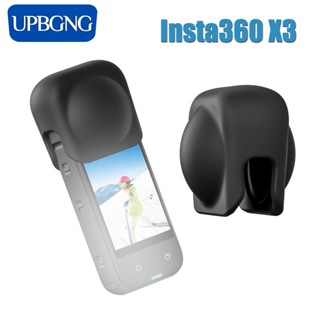 ฝาครอบเลนส์ สําหรับ Insta360 X3 ซิลิโคน ฝาครอบเลนส์ สําหรับ Insta 360 X3 ฝาครอบกล้อง ซิลิโคน เคสป้องกันรอยขีดข่วน อุปกรณ์เสริม