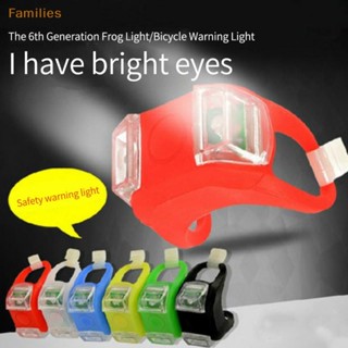 Families&gt; ไฟซิลิโคน Led AG10 รูปกบ 6 รุ่น สําหรับติดรถจักรยาน