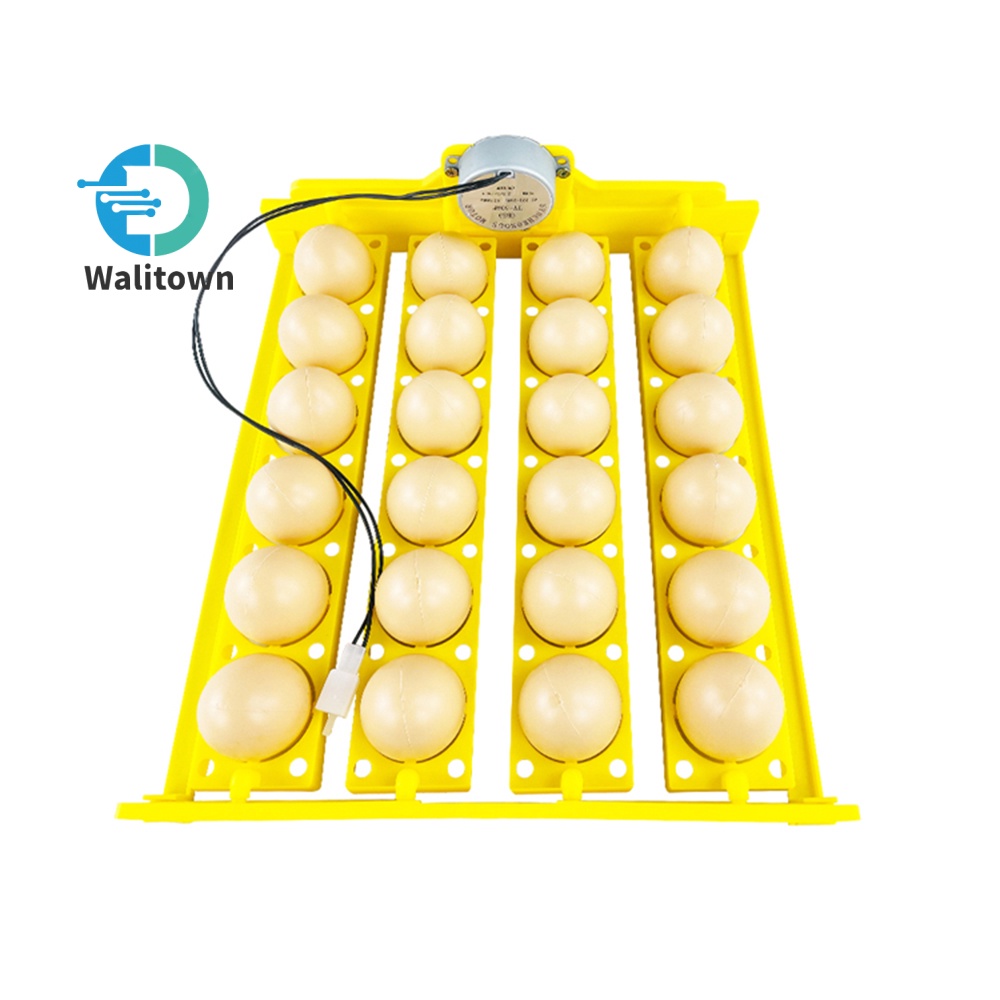 ถาดฟักไข่อัตโนมัติ 110V 220V อุปกรณ์เสริม สําหรับตู้ฟักไข่ 24 ชิ้น