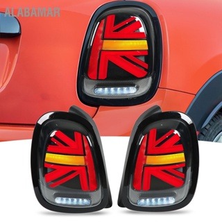  ALABAMAR LED แบบเต็มสำหรับไฟท้าย Union Jack เลนส์รมควันพร้อมการเปลี่ยนสัญญาณไฟเลี้ยวตามลำดับสำหรับ Cooper S JCW