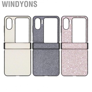 Windyons Flip Screen Phone Case  ABS Cover Glitter Design Easy To Clean for Protection Find N2