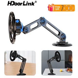 Hdoorlink Universal 360° Pro อุปกรณ์เมาท์ขาตั้งแม่เหล็ก สําหรับวางโทรศัพท์มือถือ I-phone 14 13 12 11 Pro Max Plus