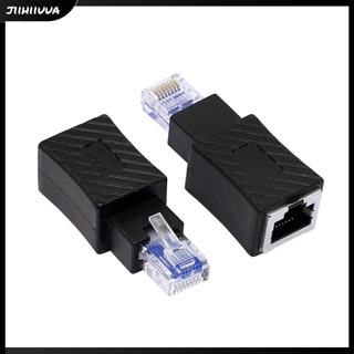 Jl- อะแดปเตอร์ขยายสายแลนอีเธอร์เน็ต Rj45 Cat5/6 ตัวผู้ เป็นตัวเมีย สําหรับเราเตอร์