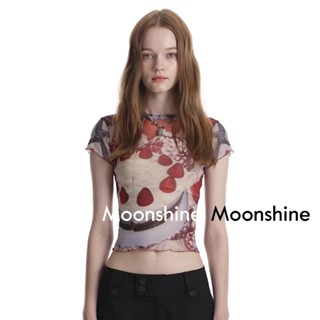 Moon  เสื้อครอป เสื้อแฟชั่นผู้หญิง y2k สีพื้น สําหรับผู้หญิง ใส่ไปคลับ ปาร์ตี้ 2023 NEW 23071124  Trendy คุณภาพสูง รุ่นใหม่ สวย A29J1MD 36Z230909