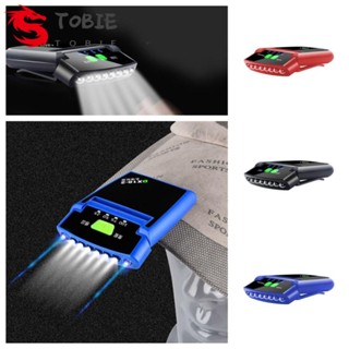 Tobie โคมไฟ LED แบบคลิปหนีบ ปรับมุมได้ ชาร์จ USB สว่างมาก หมุนได้ สําหรับติดหมวก