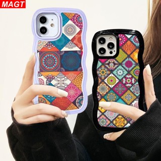 เคสป้องกันโทรศัพท์มือถือ ลายเรขาคณิต ดอกไม้ สําหรับ Redmi Note 12 Pro A1 A2 10C 10A 9C 9T Note 11S 10 5G 10S 9S 8 Pro Poco M5S M3 X3 Pro NFC C40