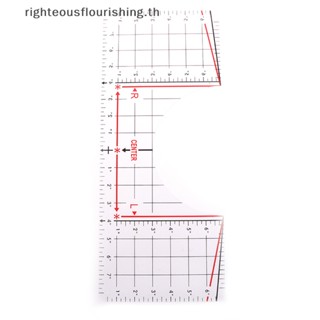 Righteousflourishs.th ไม้บรรทัดไวนิล สําหรับวัดเสื้อยืด