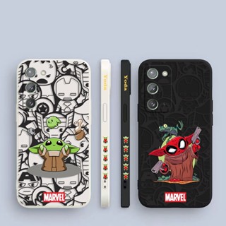 เคสโทรศัพท์มือถือ พิมพ์ลายการ์ตูน Baby Yoda มีลายด้านข้าง สําหรับ Samsung Galaxy Note 20 10 9 8 J8 J7 J6 J5 J4 M62 M53 M52 M51 M33 M31 M30 M21 M20 M10 S Ultra Plus Lite Prime 5G