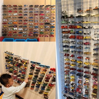 กล่องอะคริลิค สําหรับจัดเก็บล้อร้อน 1:64 Diecast Cars 5 ชิ้น/ชุด