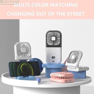 【Big Discounts】Folding Handheld FanPortable Personal Fan USB Rechargeable Power Bank  Neck Fan#BBHOOD