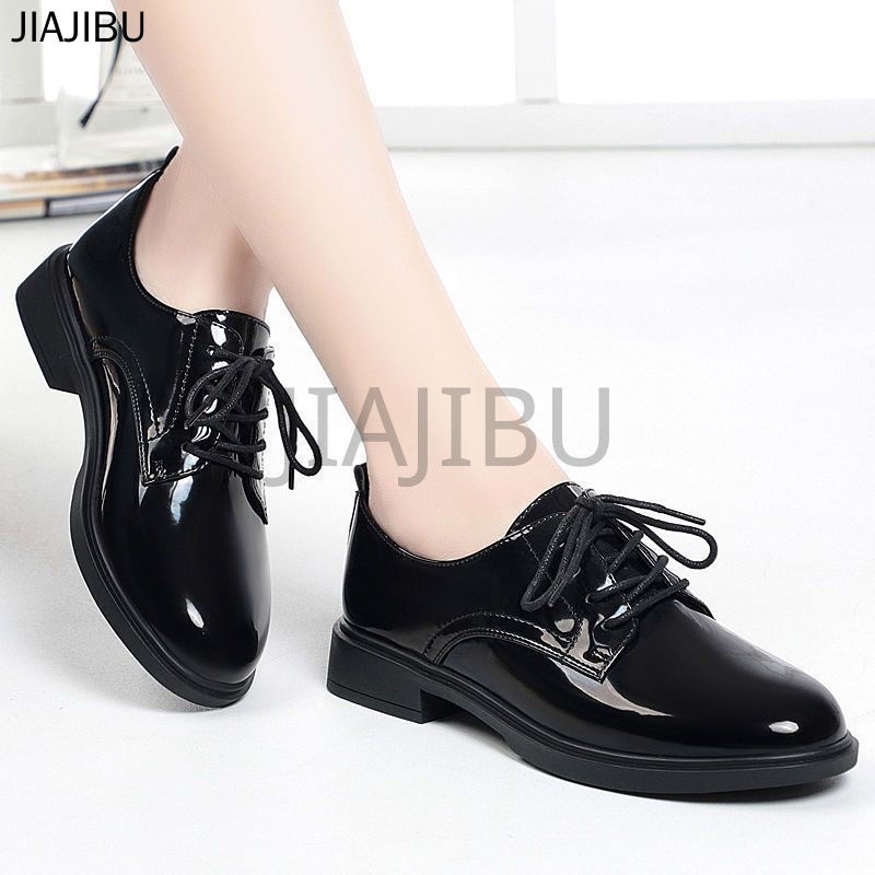 34-46 Plus Size Women's Shoes 45 Japanese JK Uniform Shoes 44 Korean Fashion Platform Mary Jane Shoes 43 Non-slip Round Toe Lolita Shoes 42 Black School Shoes for Teenage Girls British Style Thick Heel Doll Shoes Student Leather Shoes Oxford Lace-up Shoes