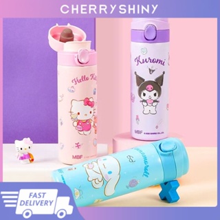 ใหม่ Sanrio แก้วน้ําสเตนเลส 316 มีฉนวนกันความร้อน สําหรับเด็กนักเรียนประถม ไปโรงเรียน