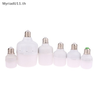 Myriadu หลอดไฟ LED 3W 5W 7W 9W 12W 15W E27 220V เซนเซอร์ตรวจจับการเคลื่อนไหว สีขาว สําหรับบันได ทางเดิน