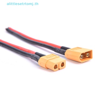 Alittlese ปลั๊กเชื่อมต่อตัวผู้ ตัวเมีย XT60 XT-60 พร้อมสายซิลิโคน 14 AWG 1 ชุด TH