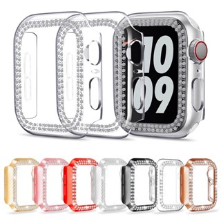 เคสนาฬิกาข้อมืออัจฉริยะ ประดับเพชร สําหรับ Iwatch Series 7 6 SE 5 4 3 45 มม. 41 มม. Iwatch 40 มม. 44 มม. 38 มม. 42 มม.