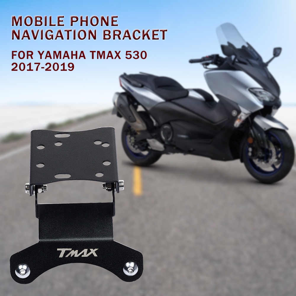 ขาตั้งโทรศัพท์มือถือ GPS อุปกรณ์เสริม สําหรับรถจักรยานยนต์ YAMAHA TMAX 530 T-MAX TMAX530 2017 2018 2