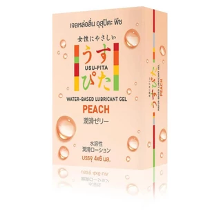 เจลหล่อลื่นอุสุปิตะ 3กลิ่น สูตรน้ำ [USU-PITA NATURAL] 1 กล่องบรรจุ 4 ชิ้น (6 ml./ชิ้น)