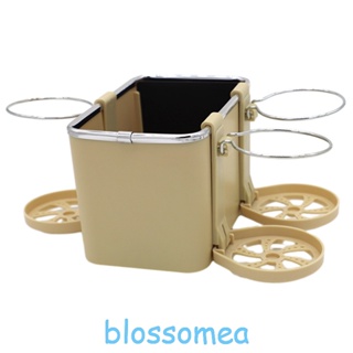 Blossomea กล่องเก็บของในรถยนต์ ที่วางแขน ที่วางแก้วน้ํา ทิชชู่ ในรถยนต์ อเนกประสงค์ อุปกรณ์เสริมเพื่อความเป็นระเบียบเรียบร้อย