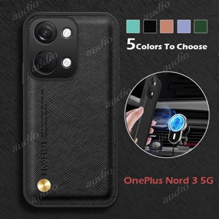 เคสโทรศัพท์มือถือหนัง กันกระแทก พร้อมที่ตั้งวางแม่เหล็ก สําหรับ Oneplus nord 3 CE3 Lite nord3 5G 2023 Oneplus nord CE 3 3Lite nord3 5G