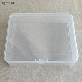 Flymesit กล่องพลาสติกใส Pp สําหรับใส่จัดเก็บของ